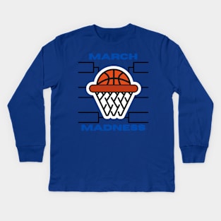 March Madness Kids Long Sleeve T-Shirt